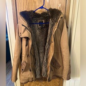 Double Layered Fur Coat